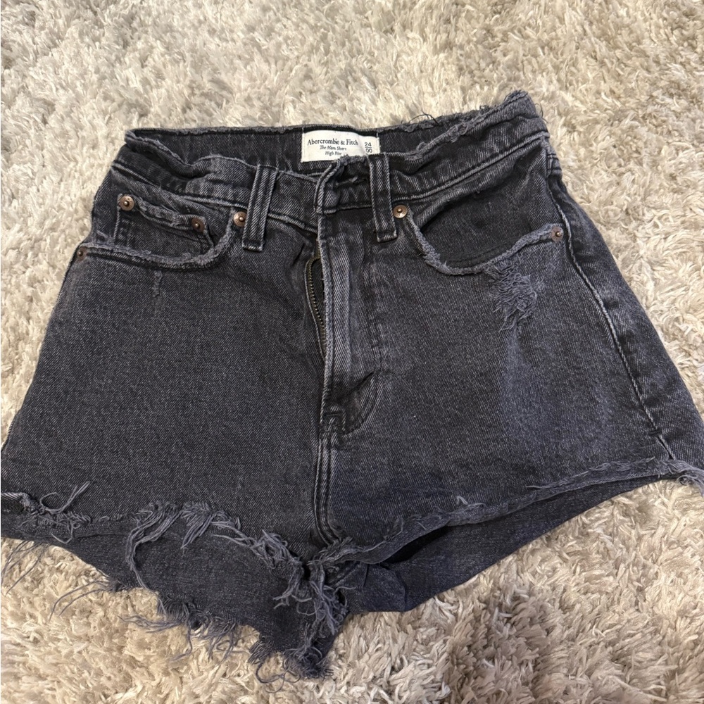 Abercrombie mom shorts high rise curve love